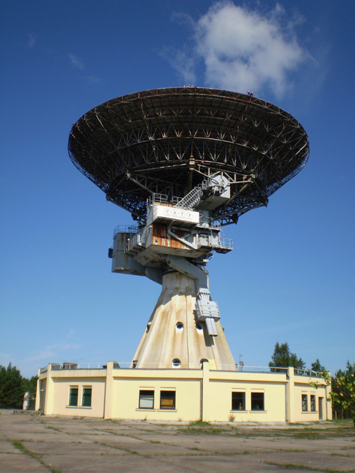 RT-32 radio telescope, Latvia.
