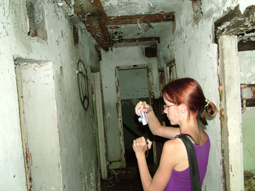 Me inside an abandoned buildin, Paldiski.