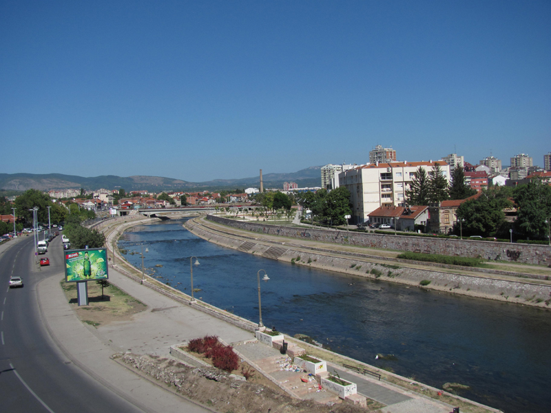River Nišava in Niš, Serbia.