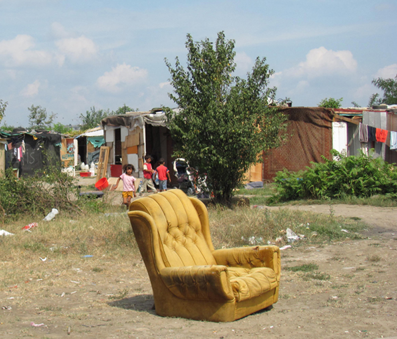 Ghetto in Belgrade.