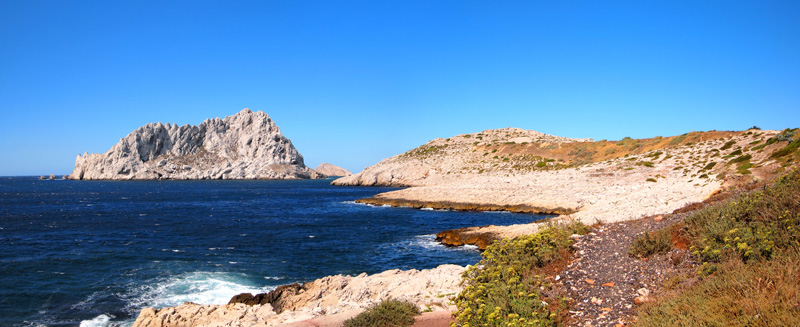 View from Calanques, Marseille.