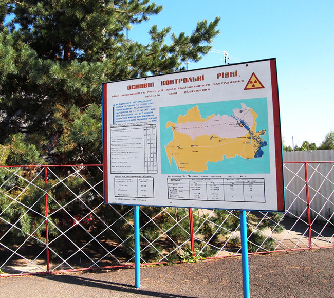 Chernobyl Zone map.