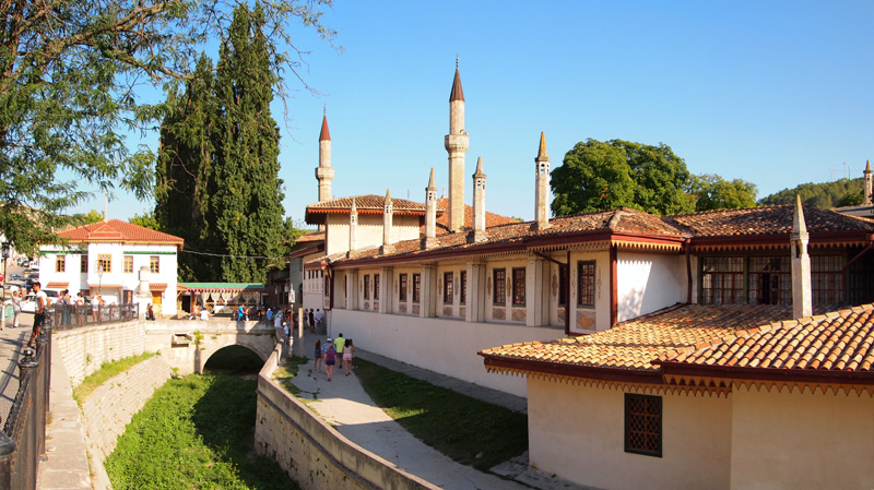 The Khan's Palace in Bakhchisaray.