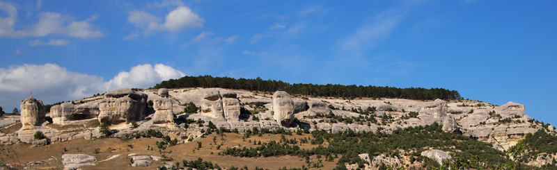 Rock formation in Bakhchisaray.
