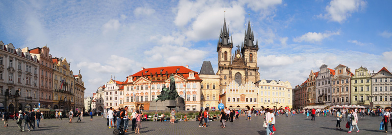 Old Town Square in Prague.