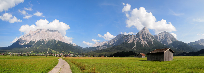 Mountains near Ehrwald, Austria.