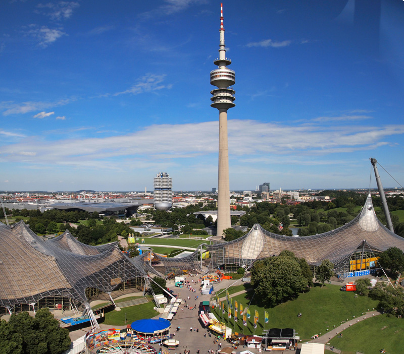 Olympiapark in Munich, Germany.