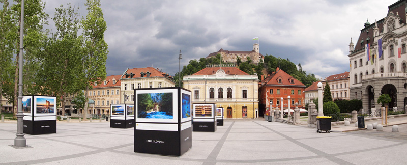 Congres Square. Ljubljana, Slovenia.