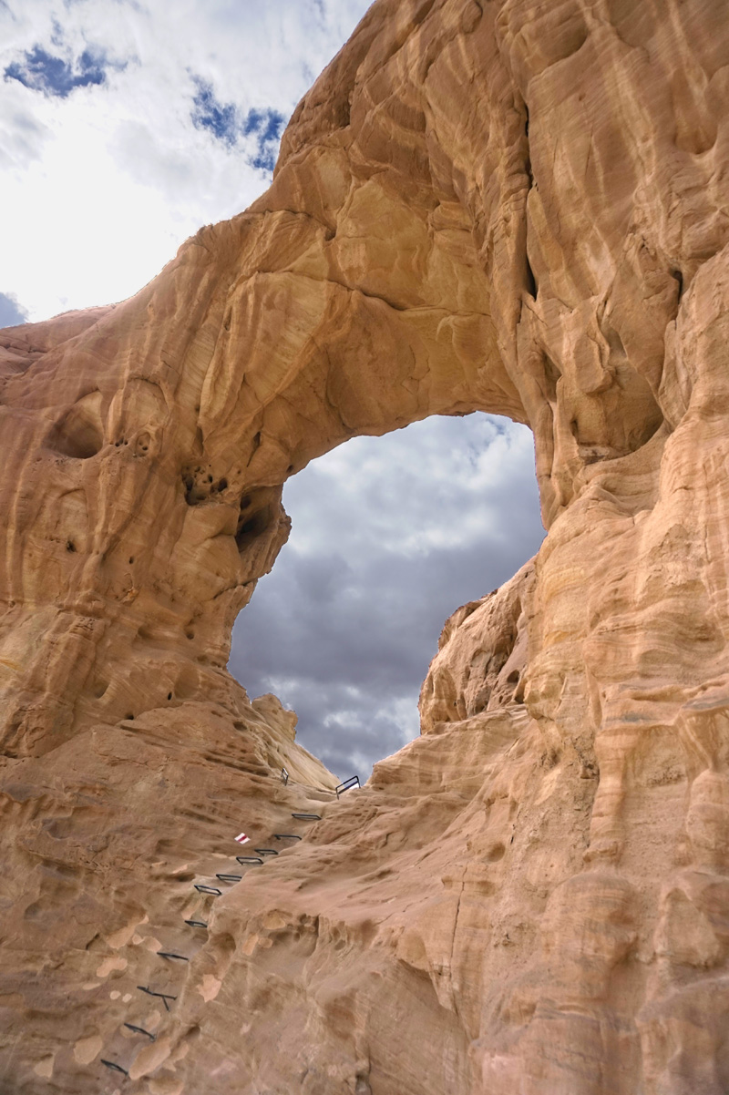 The Arches (sandrock formation) in Timna Park.