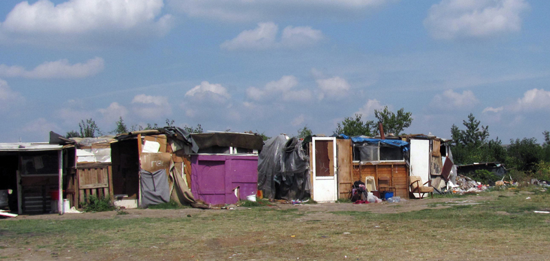 Ghetto in Belgrade.