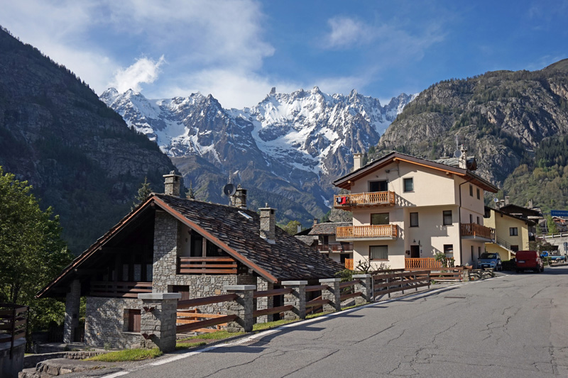 Houses in Courmayeur, Italy.