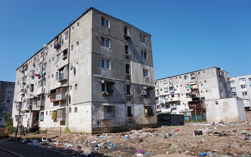 Ferentari area in Bucharest.